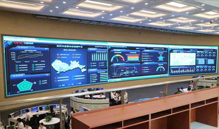 Small spacing LED screen project